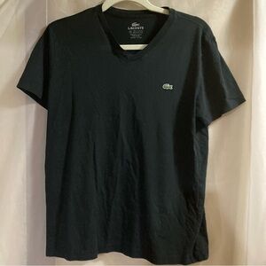 Lacoste black T-shirt v neck